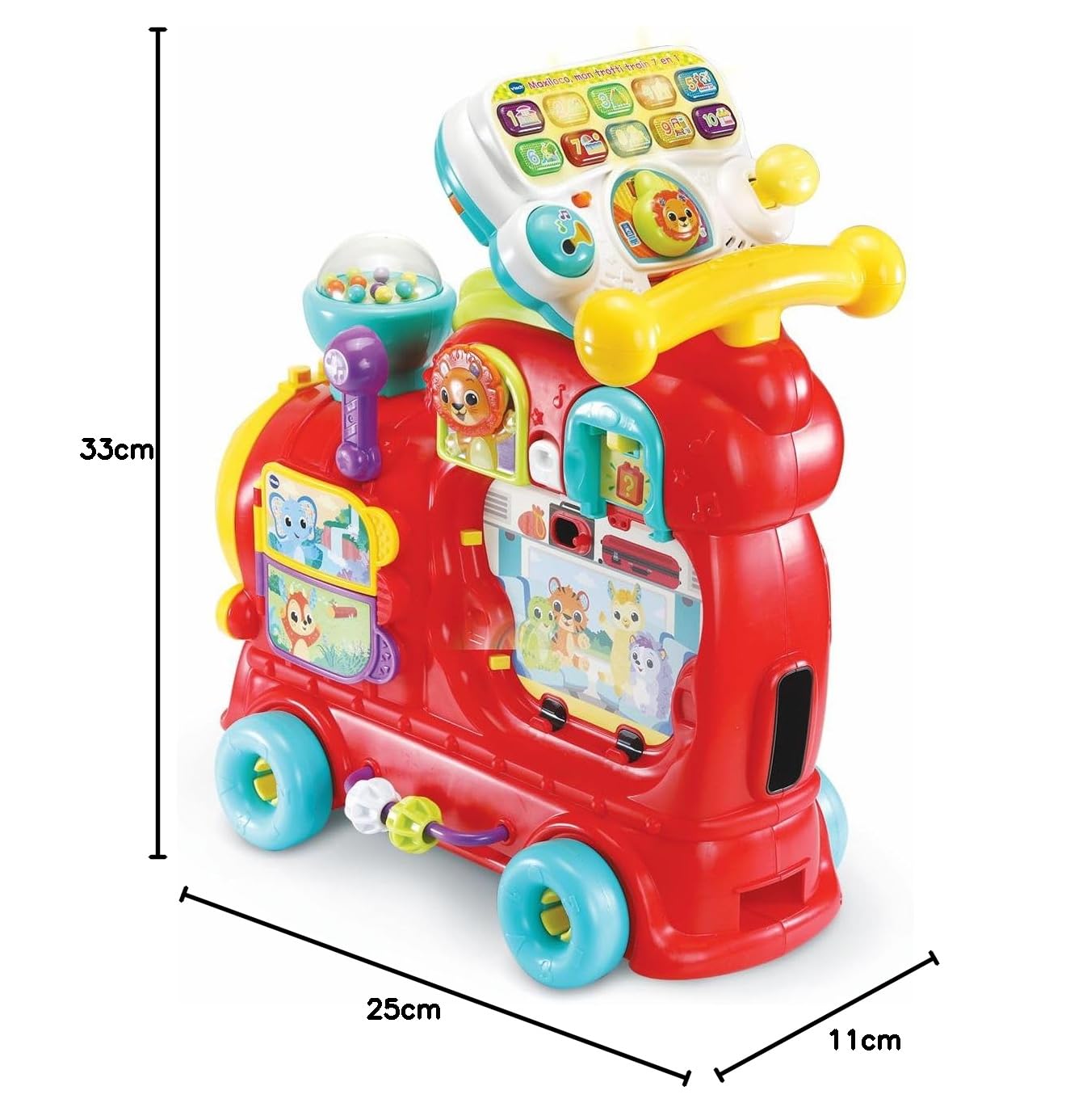 VTech Giocattoli 1-3 anni Edo Maxi Treno Cavalcabile 7 in 1 trenino elettrico 12-36 mesi