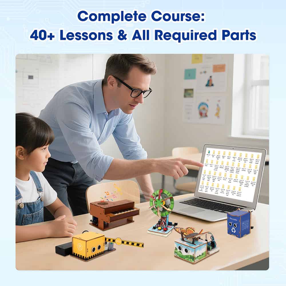 ACEBOTT Maker Series QE200 starter kit ESP32 Arduino con sensori