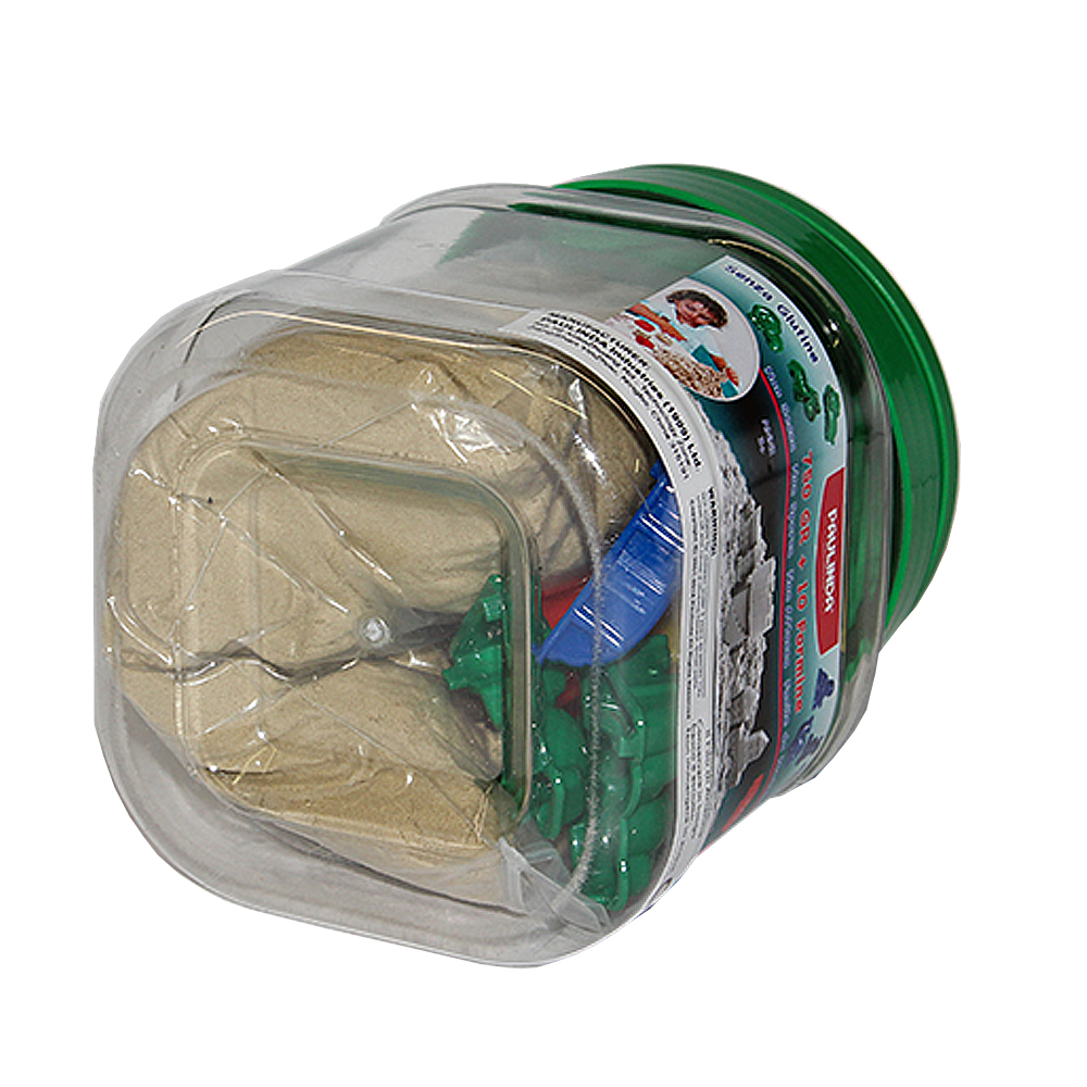 Masterhome Baby Sabbia Magica Cinetica Neutra 750 g con 10 formine