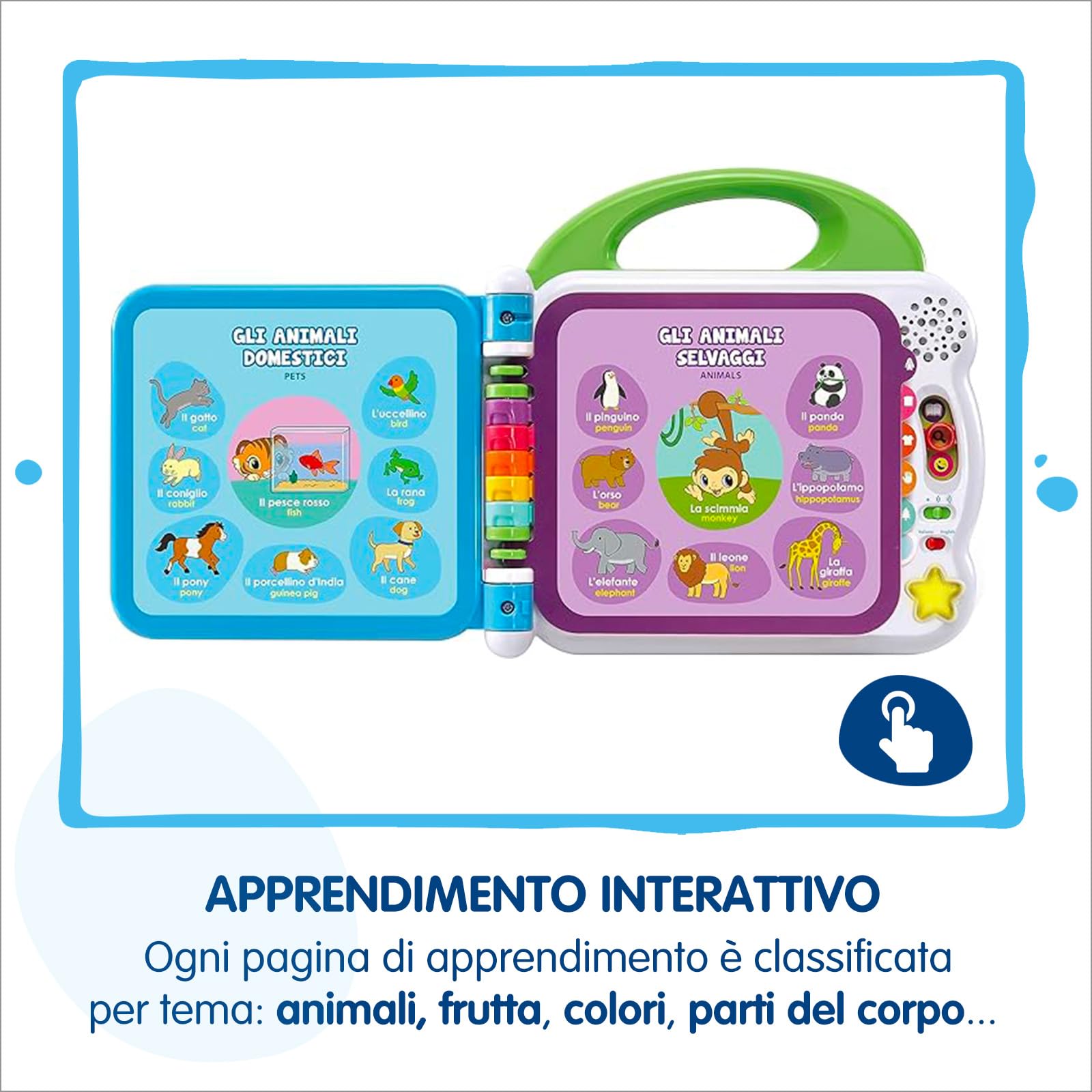 VTech Giocattoli 1-3 anni Il Mio Primo Libro Illustrato 100 Parole libro bilingue