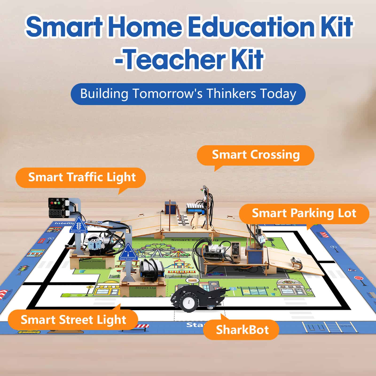 ACEBOTT Education Solution Series QE036 kit trasporti intelligenti display