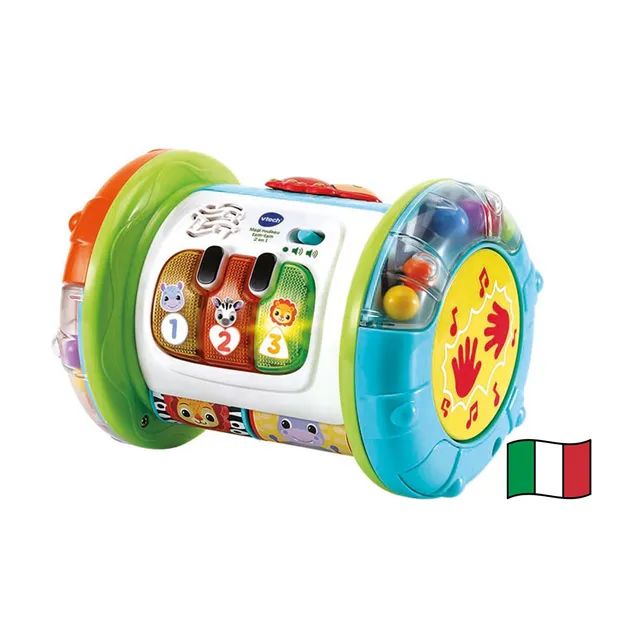 VTech Giocattoli 1-3 anni Rullo Tam Tam 3 in 1 rullo musicale