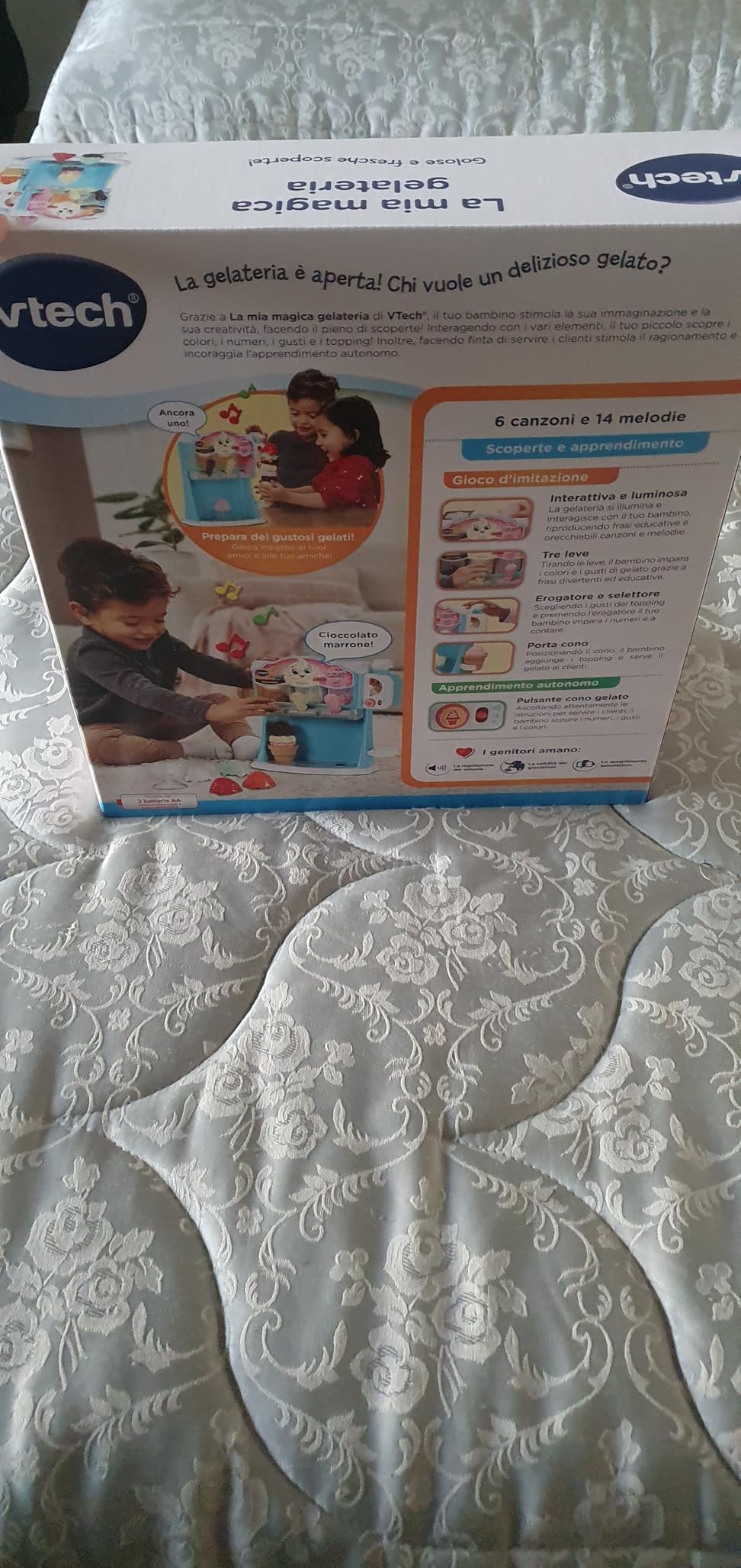 VTech La Mia Magica Gelateria, gelatiera giocattolo con 12 accessori