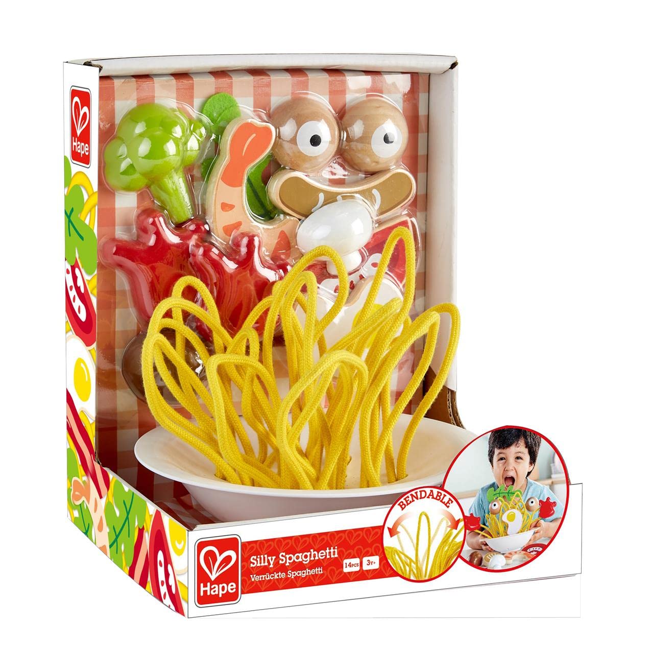 Hape Spaghetti pazzi E3165 gioco di abilità creativo