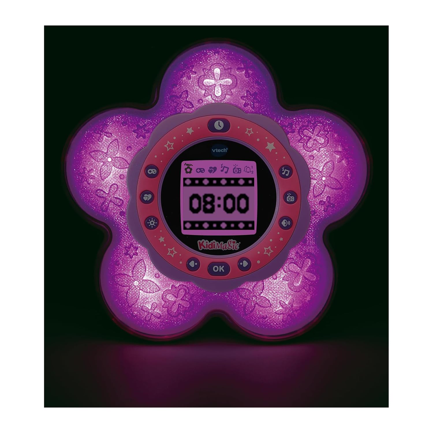 VTech KidiMagic Galaxy Light radiosveglia 9 in 1 con proiezione aurora boreale