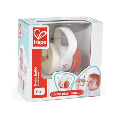 Hape Giocattoli per l'infanzia E0017 Roller Rattle sonaglio dai 6 mesi