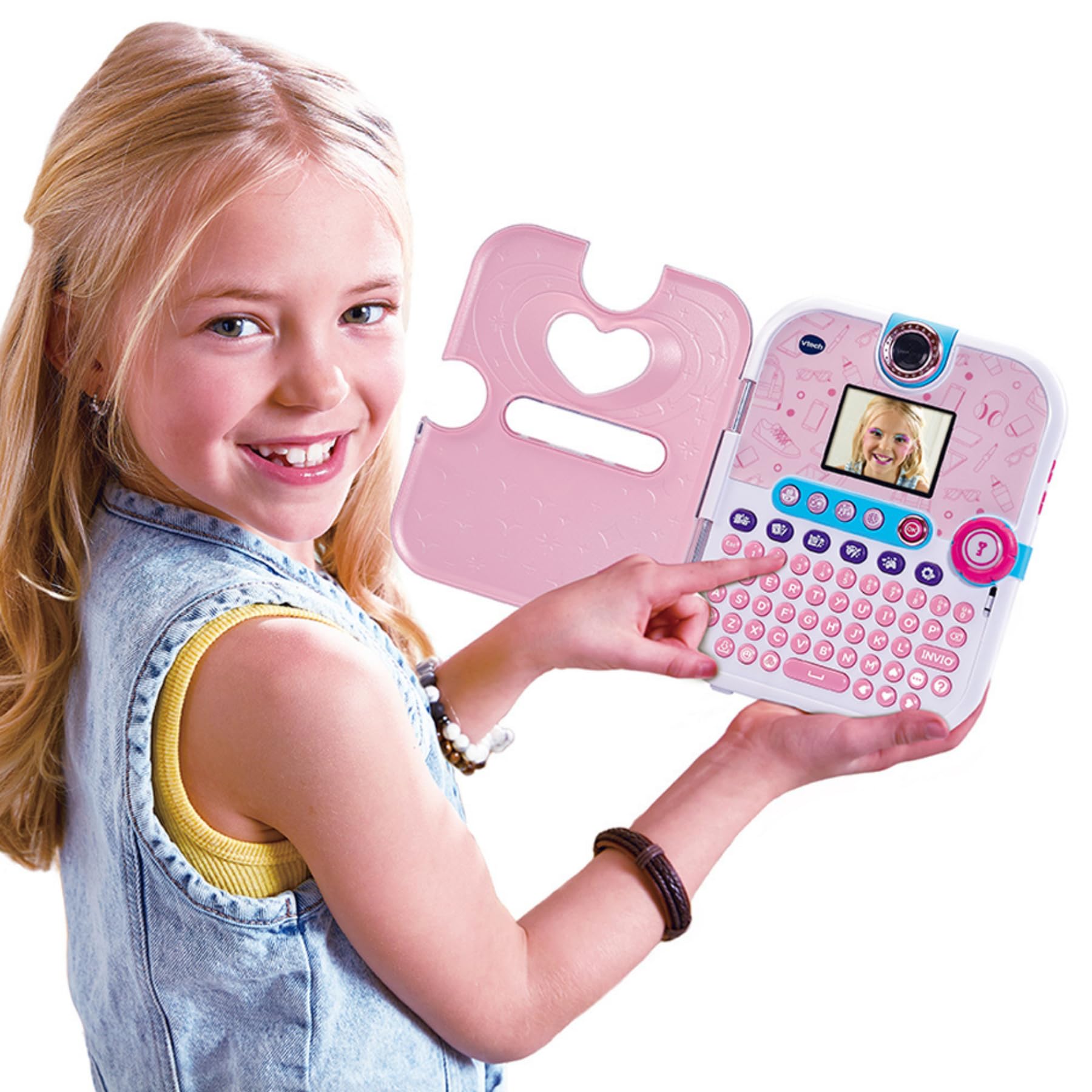 VTech KidiSecrets Video Fashion diario segreto rosa elettronico