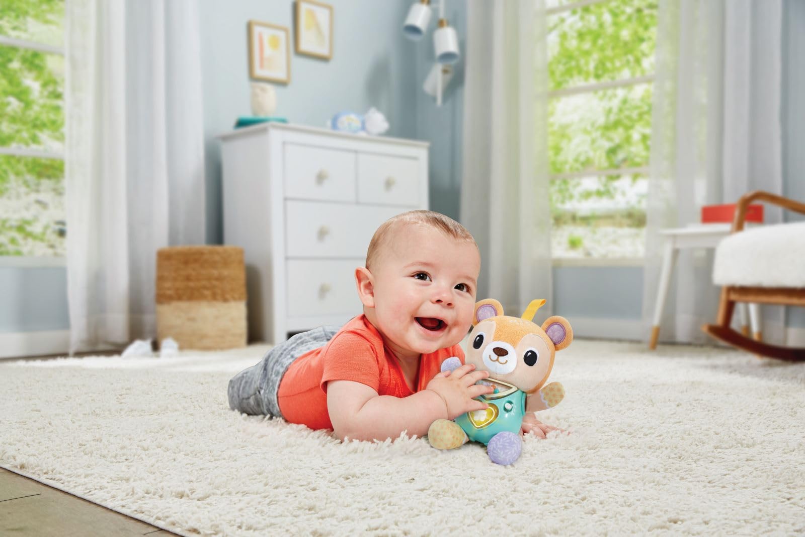 VTech Giocattoli 0-12 mesi Teddy Orsetto Canterino peluche interattivo 3-18 mesi