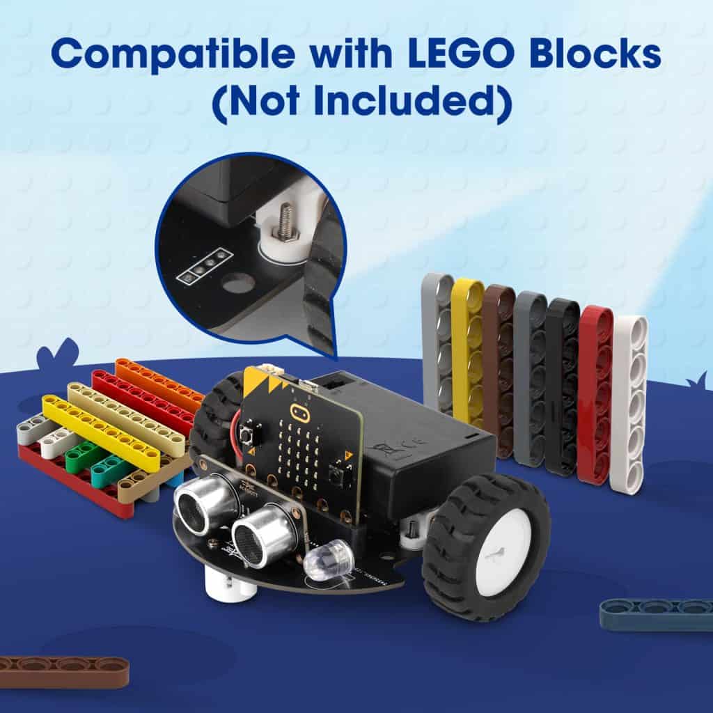 ACEBOTT Explorer Series QD024 TinkerBott Micro:bit Robot Car Kit robot programmabile