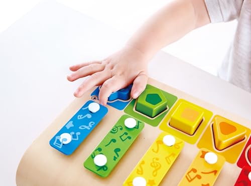 Hape Giochi musicali Xilofono Forme Geometriche xilofono legno multifunzione