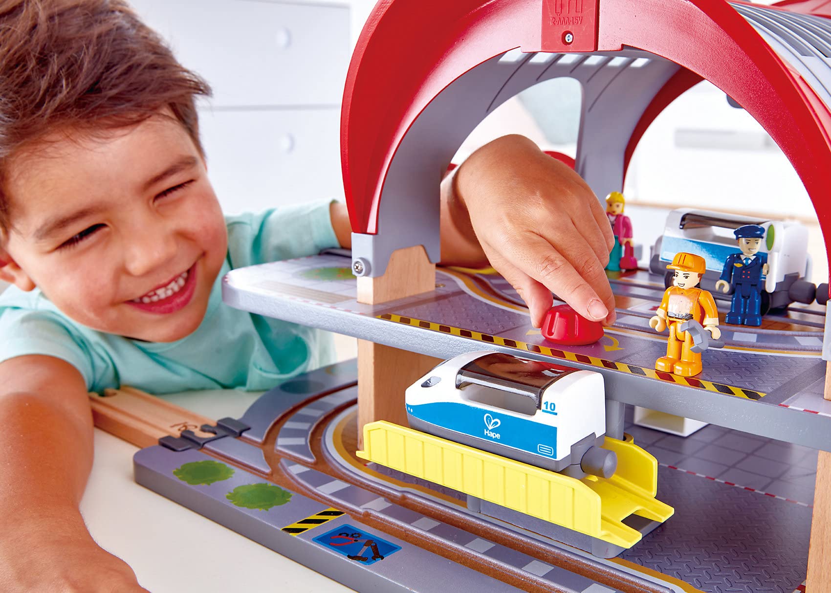 Hape Treno Stazione della Grande città stazione ferroviaria in legno