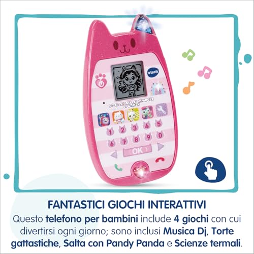 VTech Giocattoli 3-6 anni Il mio meraviglioso telefono di Gabby giocattolo rosa