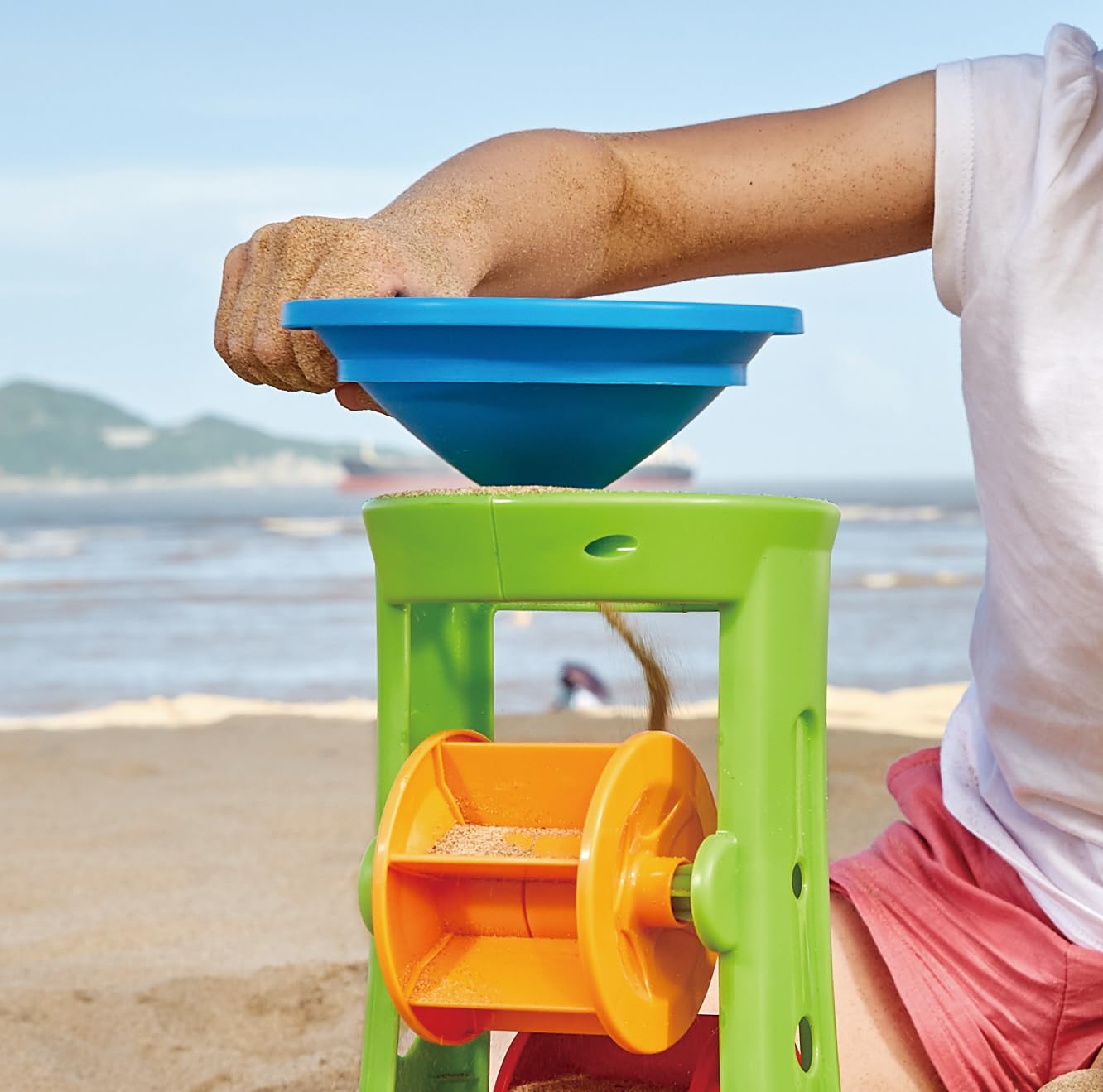 Hape Giochi da spiaggia Mulino ad Acqua e Sabbia gioco d'acqua