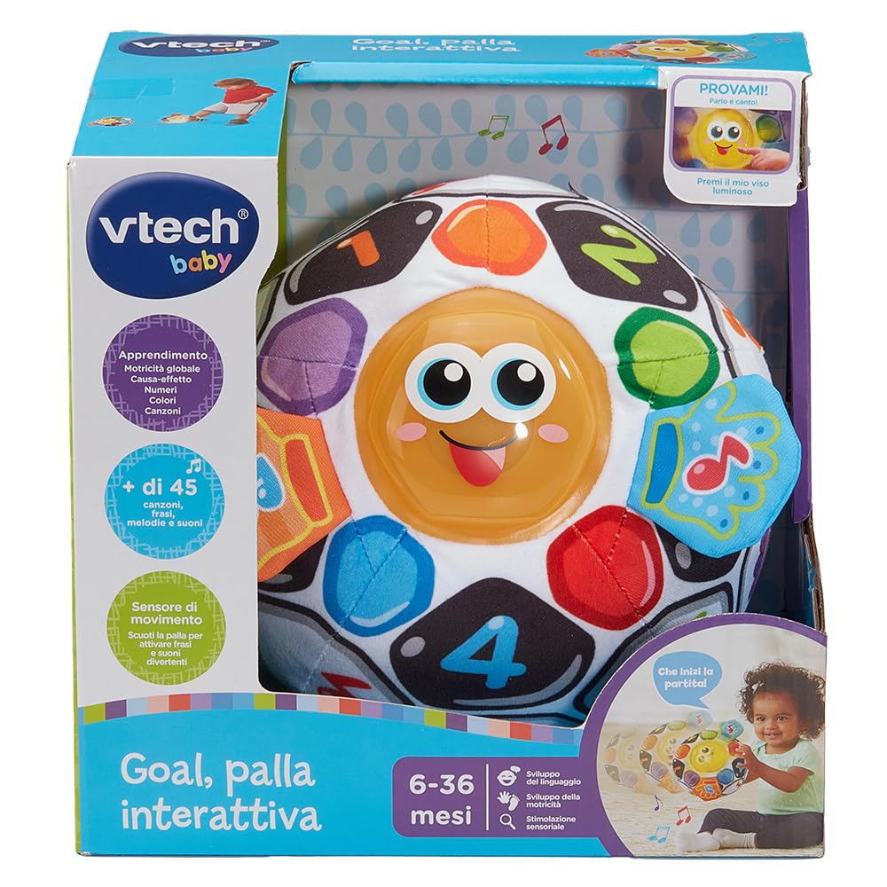 VTech Giocattoli 0-12 mesi Goal palla interattiva 6-36 mesi morbida