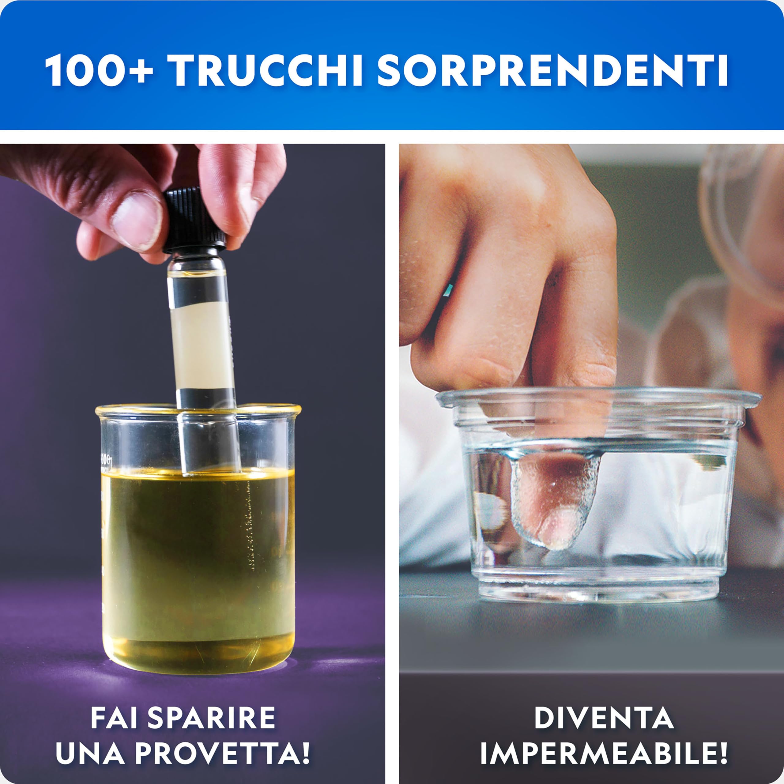 National Geographic Kit scientifici e di scoperta Magia Scientifica 100 esperimenti