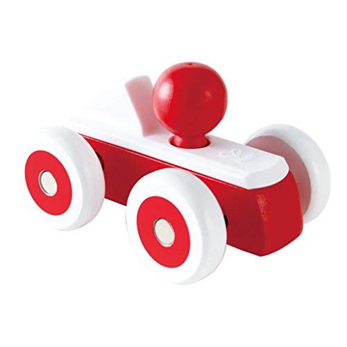 Hape Giochi E0064 Automobile da Corsa rossa macchinina in legno