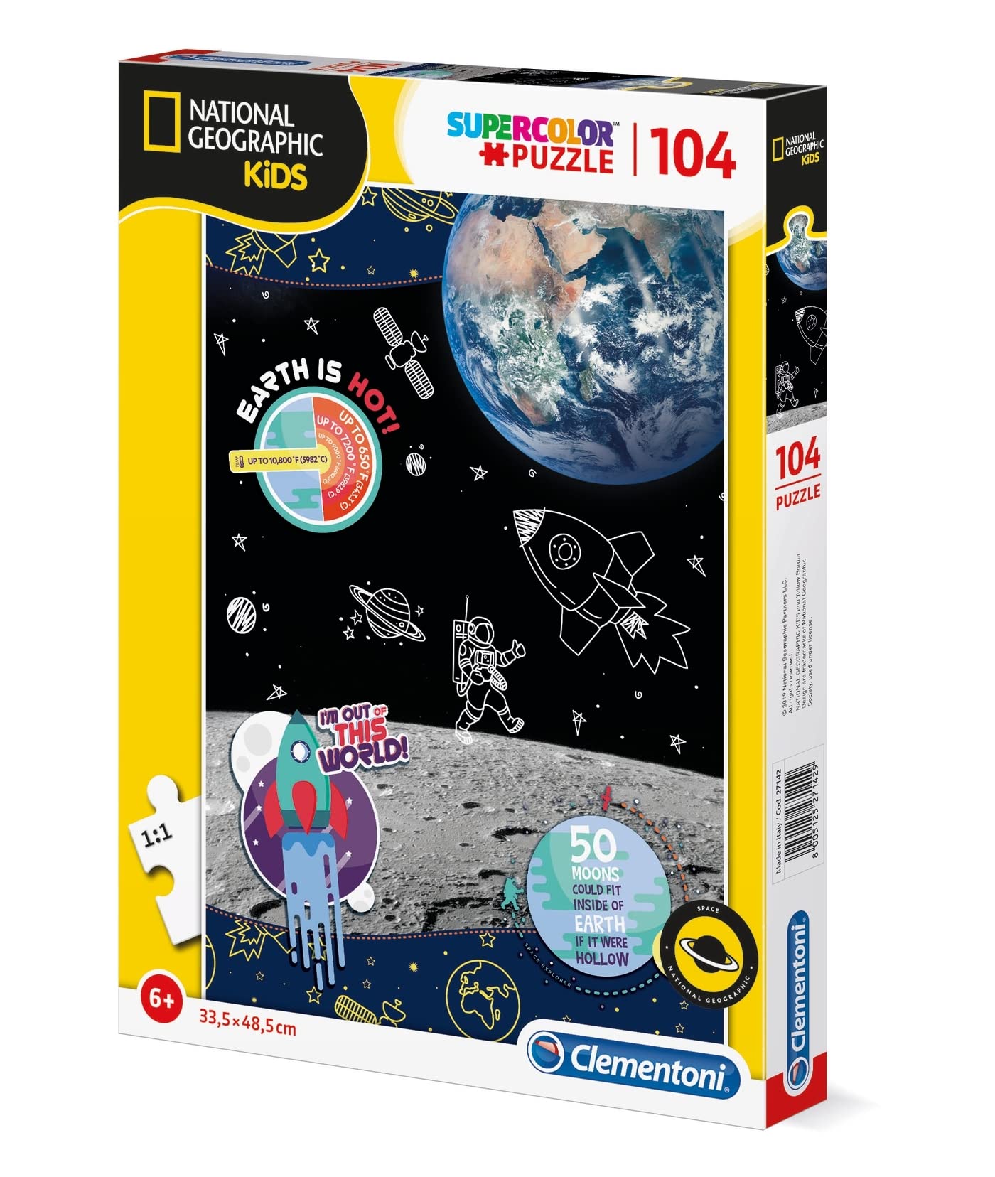 National Geographic Kids – Giochi e puzzle Space Explorer 27142 puzzle 104 pezzi