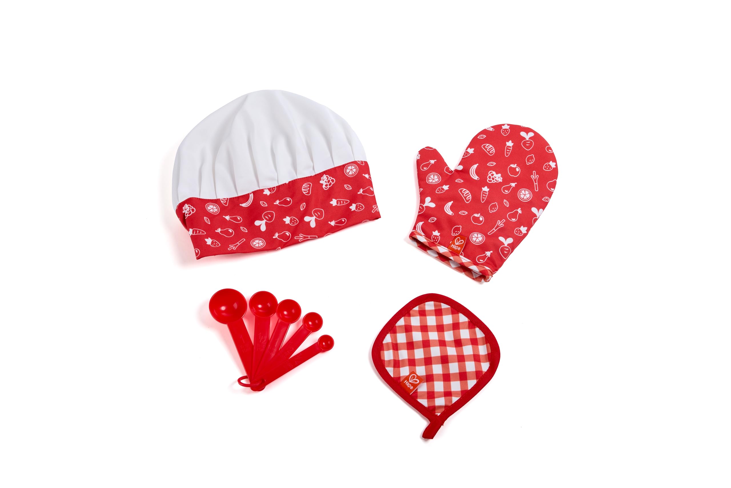 Hape Giochi di ruolo Kit da Chef set da cuoco regolabile