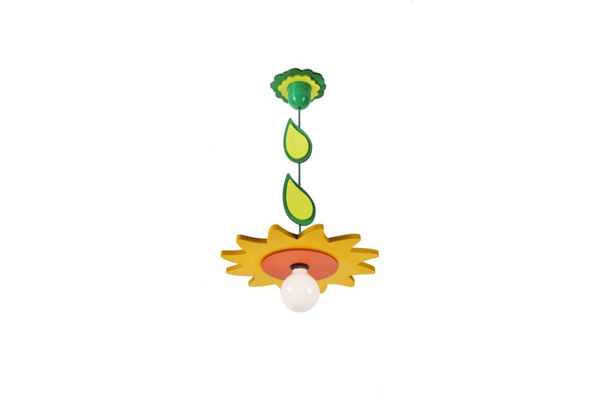 Il Pianeta delle idee Arredare Fiori Lampada a sospensione Ø 36 cm in pioppo