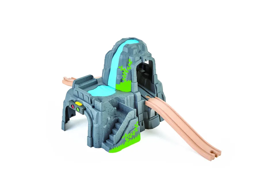 Hape Treno Set Montagna espansione ferroviaria con luci e suoni