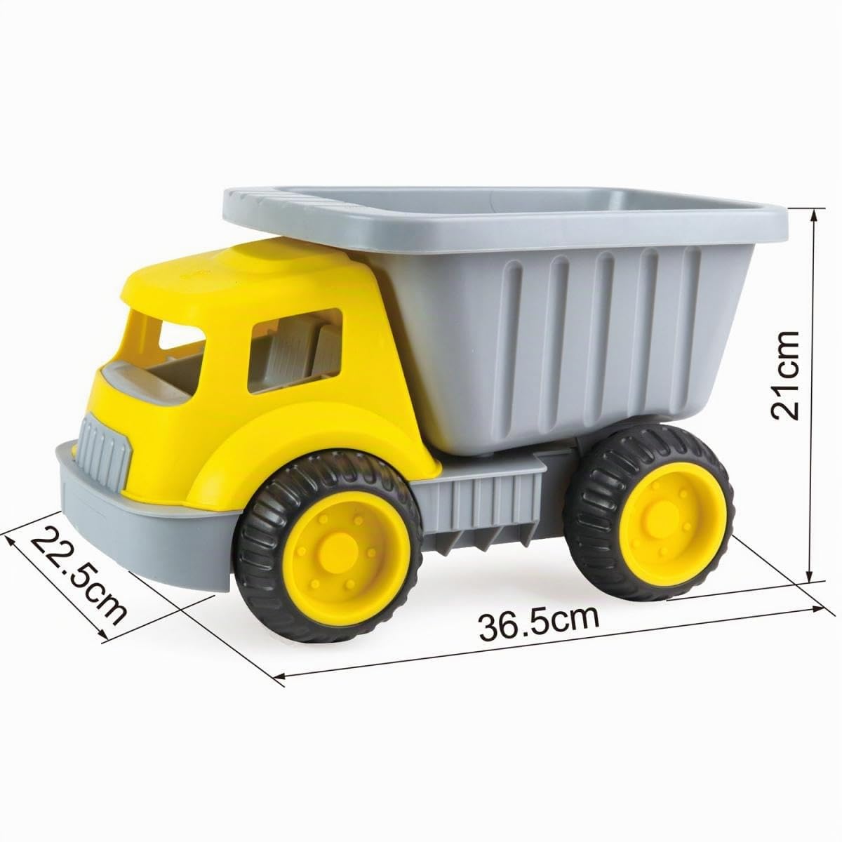 Hape Giochi autoribaltabile Carica e Trasporta camion giallo