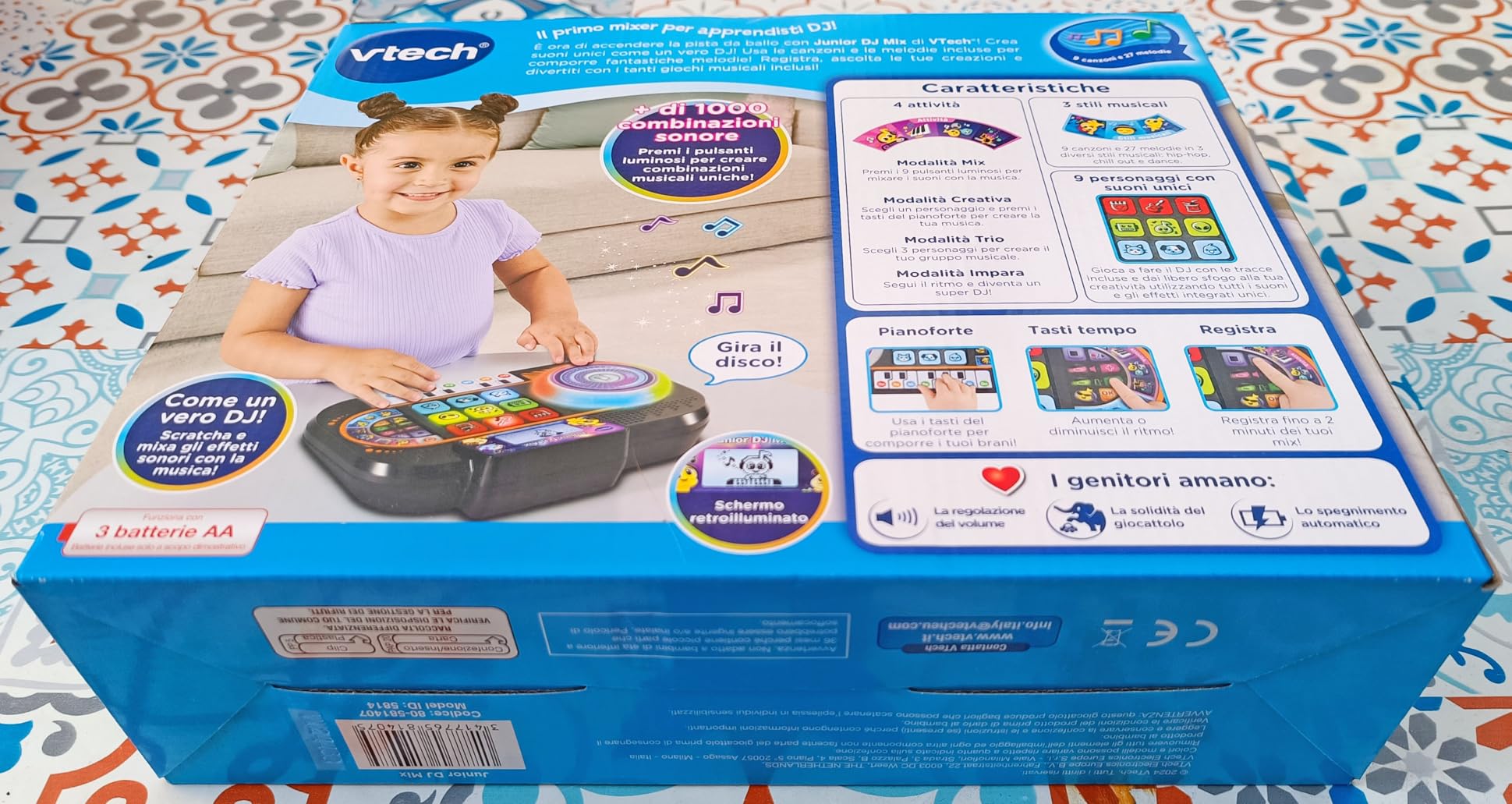 VTech Giocattoli 3-6 anni Junior DJ Mix Console DJ per bambini 3-7 anni