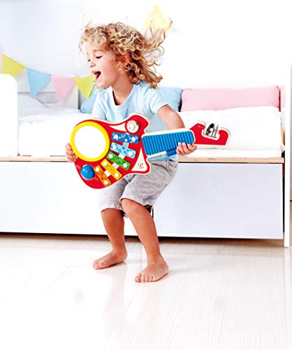 HAPE Giochi musicali Crea Musica 6 in 1 chitarra musicale in legno dai 18 mesi