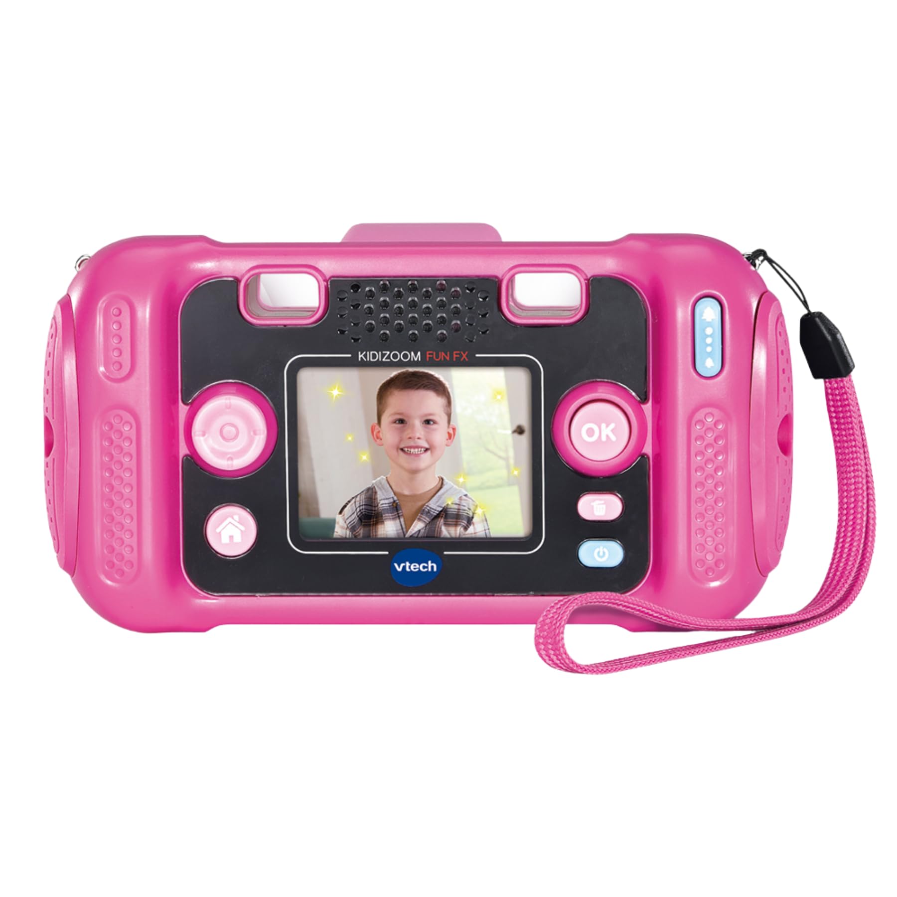 VTech Giocattoli 6 anni e + KidiZoom Fun FX fotocamera rosa antiurto