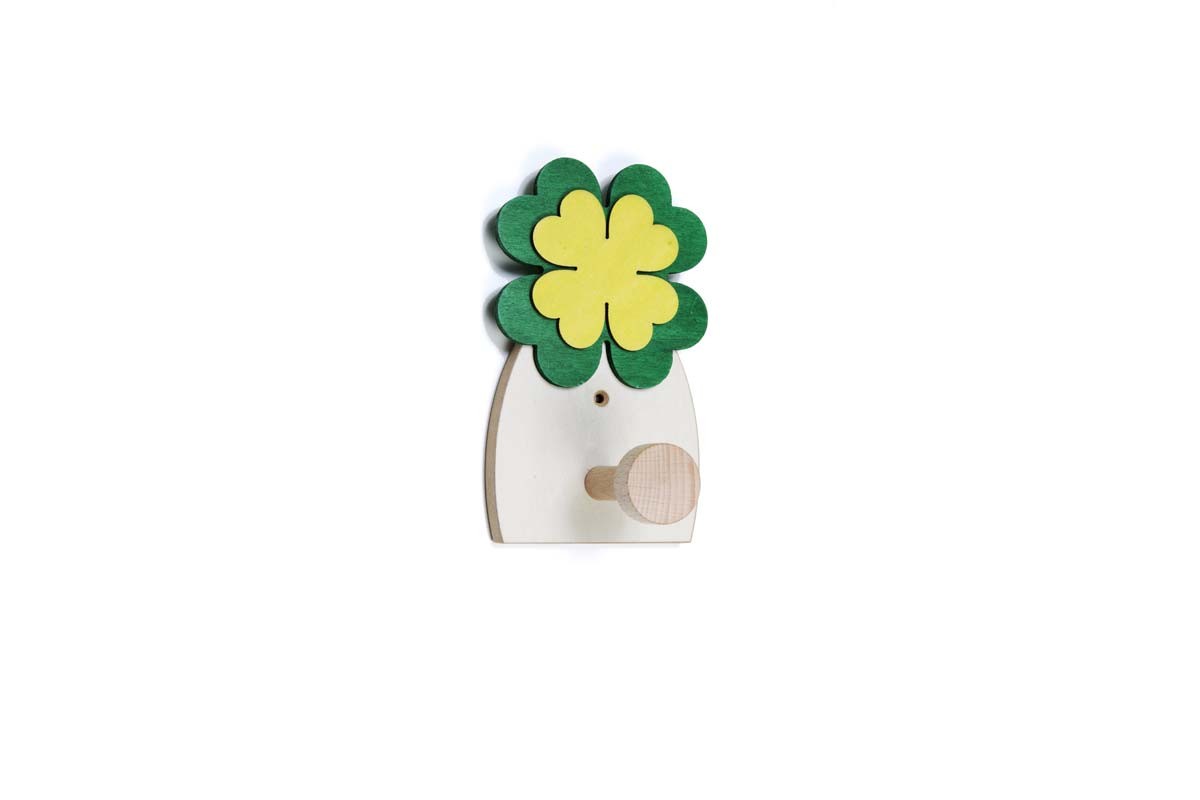 Il Pianeta delle idee Arredare Fiori Appendiabiti in pioppo 18x10 cm