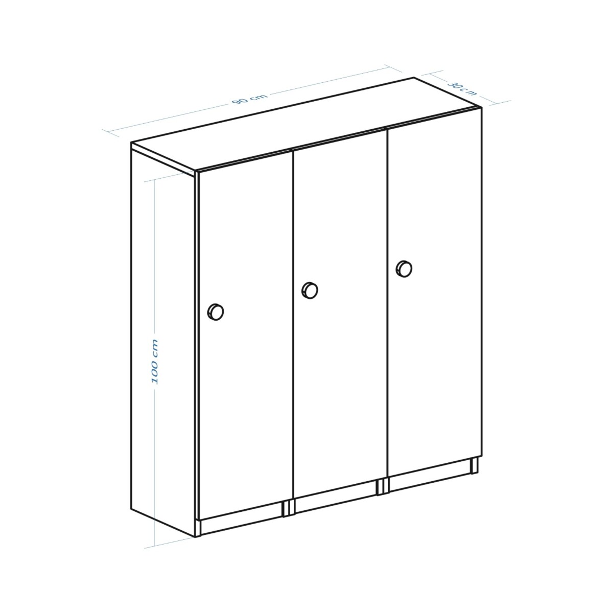 Il Pianeta delle idee Arredare Safe Locker Kids armadietto per bambini