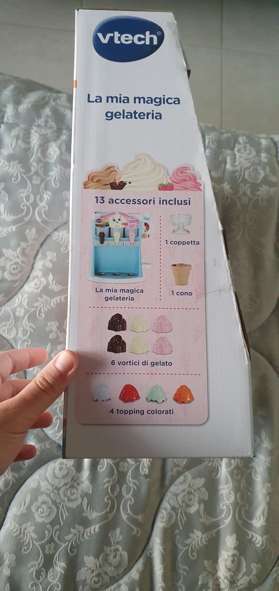VTech La Mia Magica Gelateria, gelatiera giocattolo con 12 accessori
