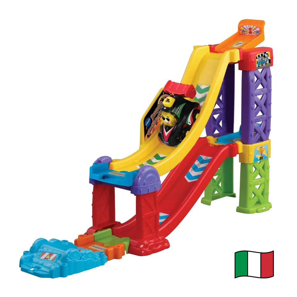 VTech Vroom Vroom Go Trampolino Acrobazie Estreme 3 in 1 pista 1-5 anni