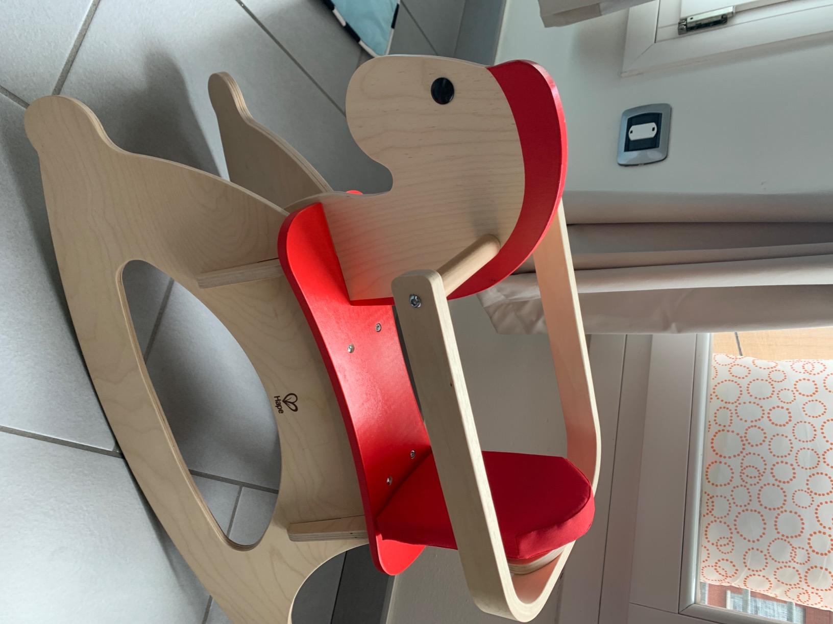 HAPE Spingi e cammina E0100 cavallino a dondolo in legno