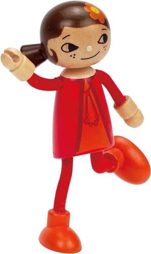 Hape Case delle bambole e accessori Bambola di legno Mamma arti flessibili
