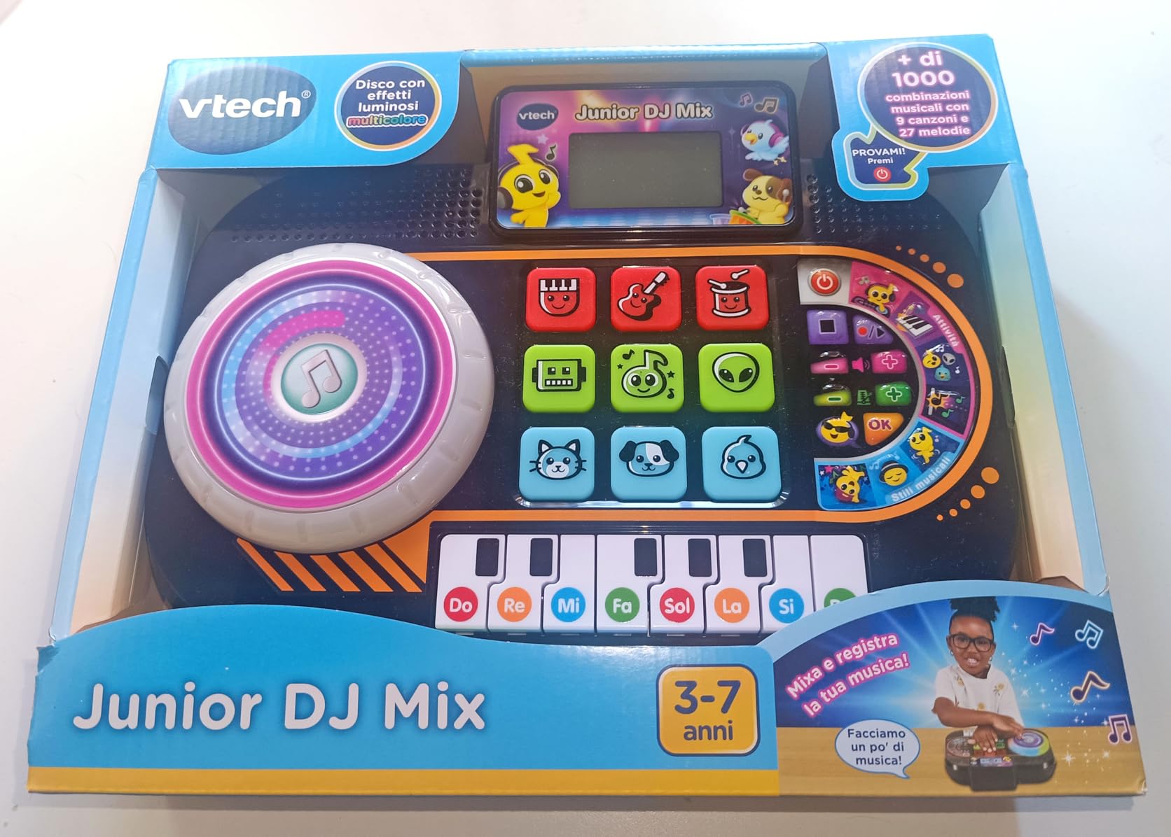 VTech Giocattoli 3-6 anni Junior DJ Mix Console DJ per bambini 3-7 anni