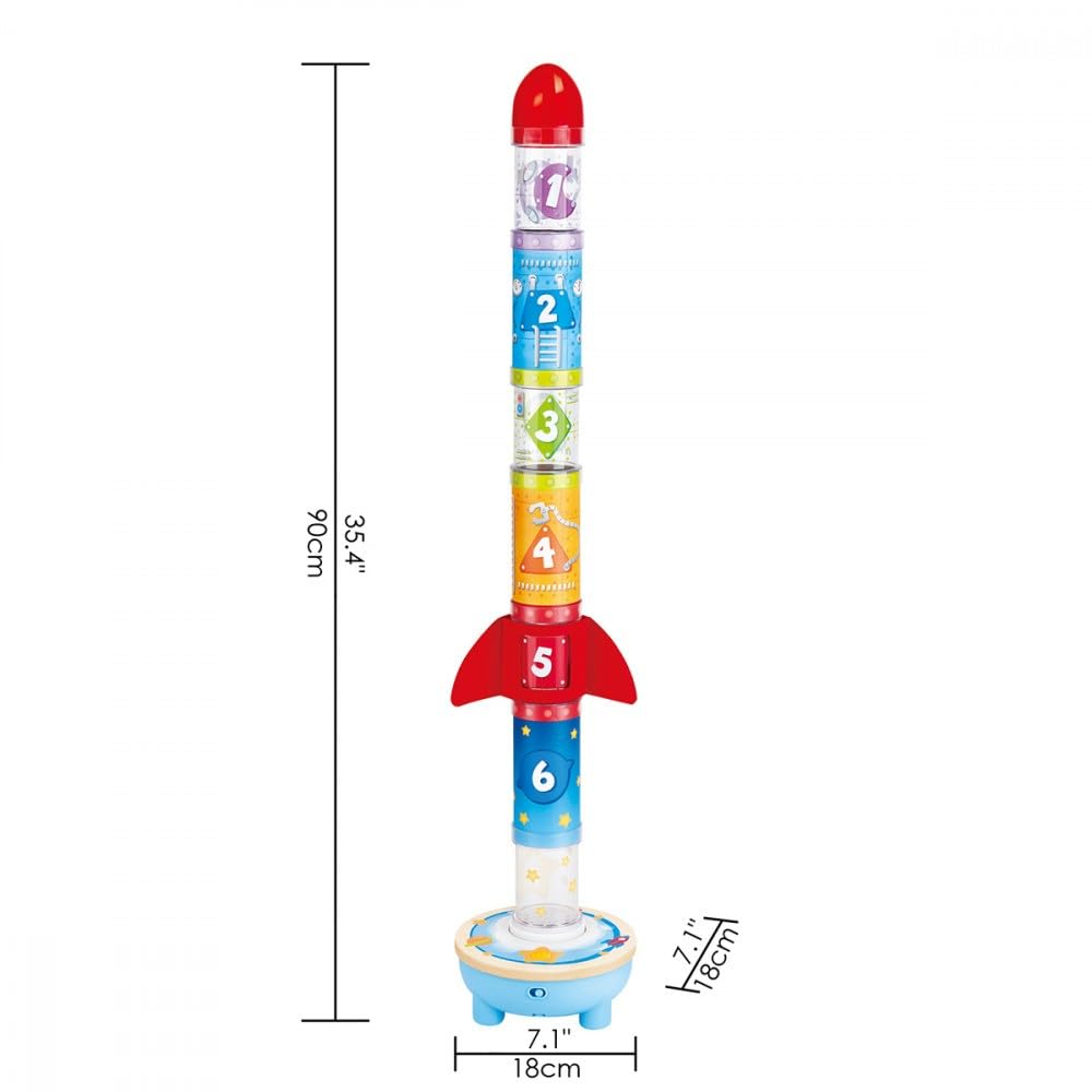 Hape Giocattoli per l'infanzia Razzo Magico spara palline