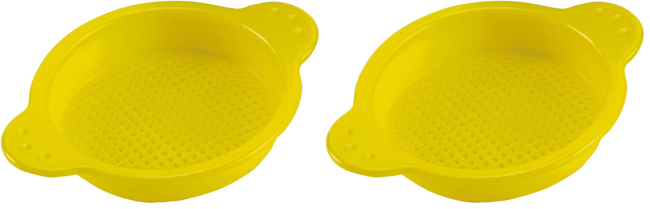 Hape Giochi da spiaggia Setaccio Piccolo setaccio per sabbia rosso