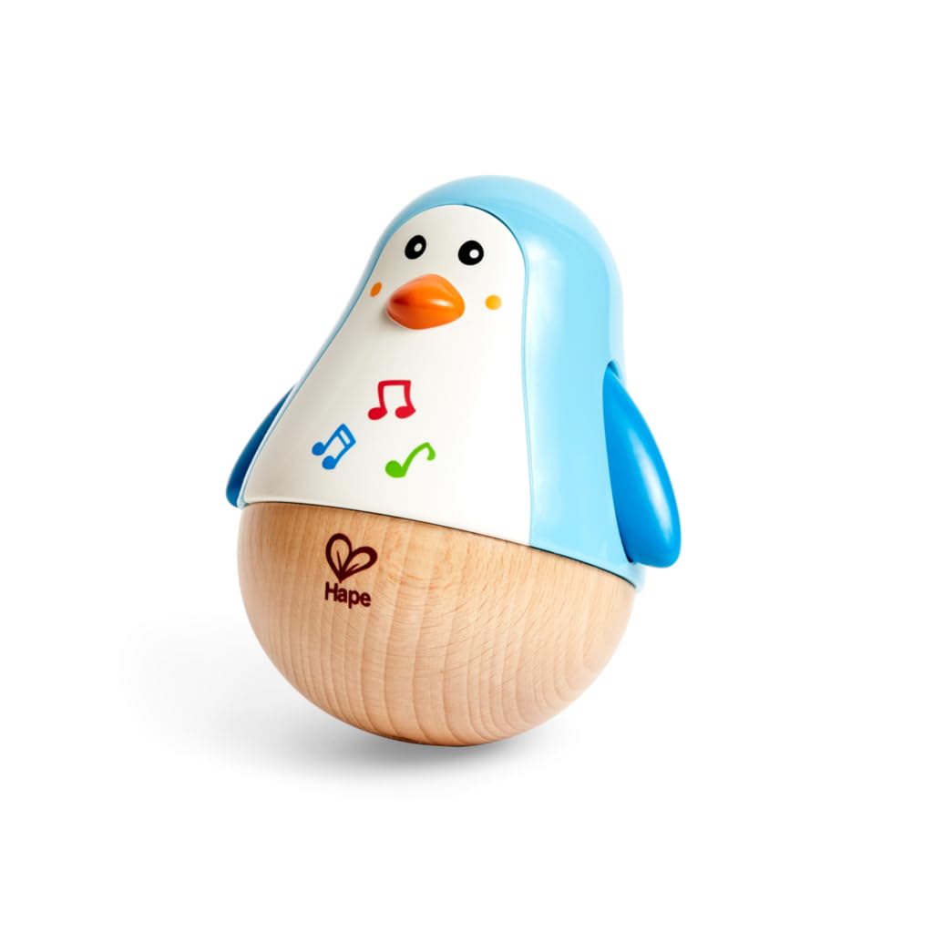 Hape Giochi musicali Pinguino Musicale Oscillante giocattolo in legno