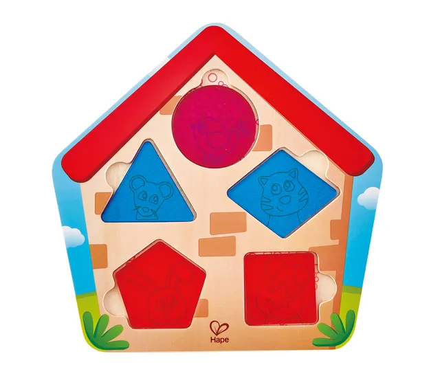 Hape Puzzle E1613 Giochi in Legno puzzle dai 24 mesi