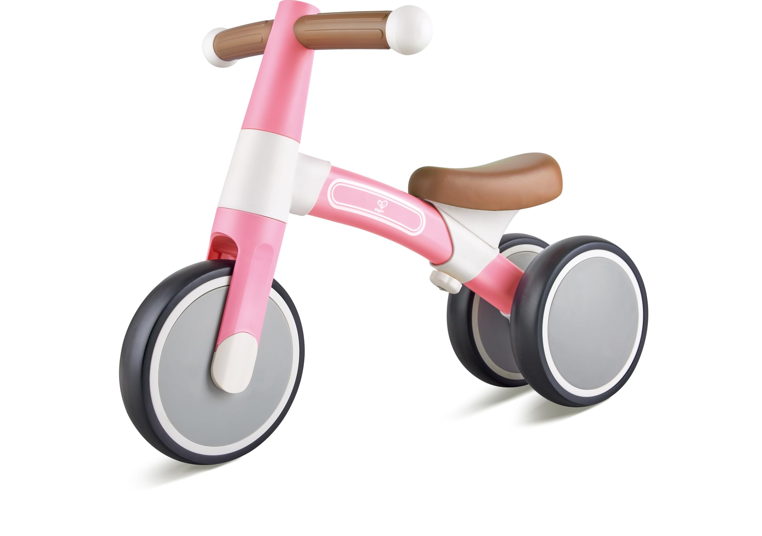 Hape Primi passi e bici triciclo rosa senza pedali 3 ruote leggero