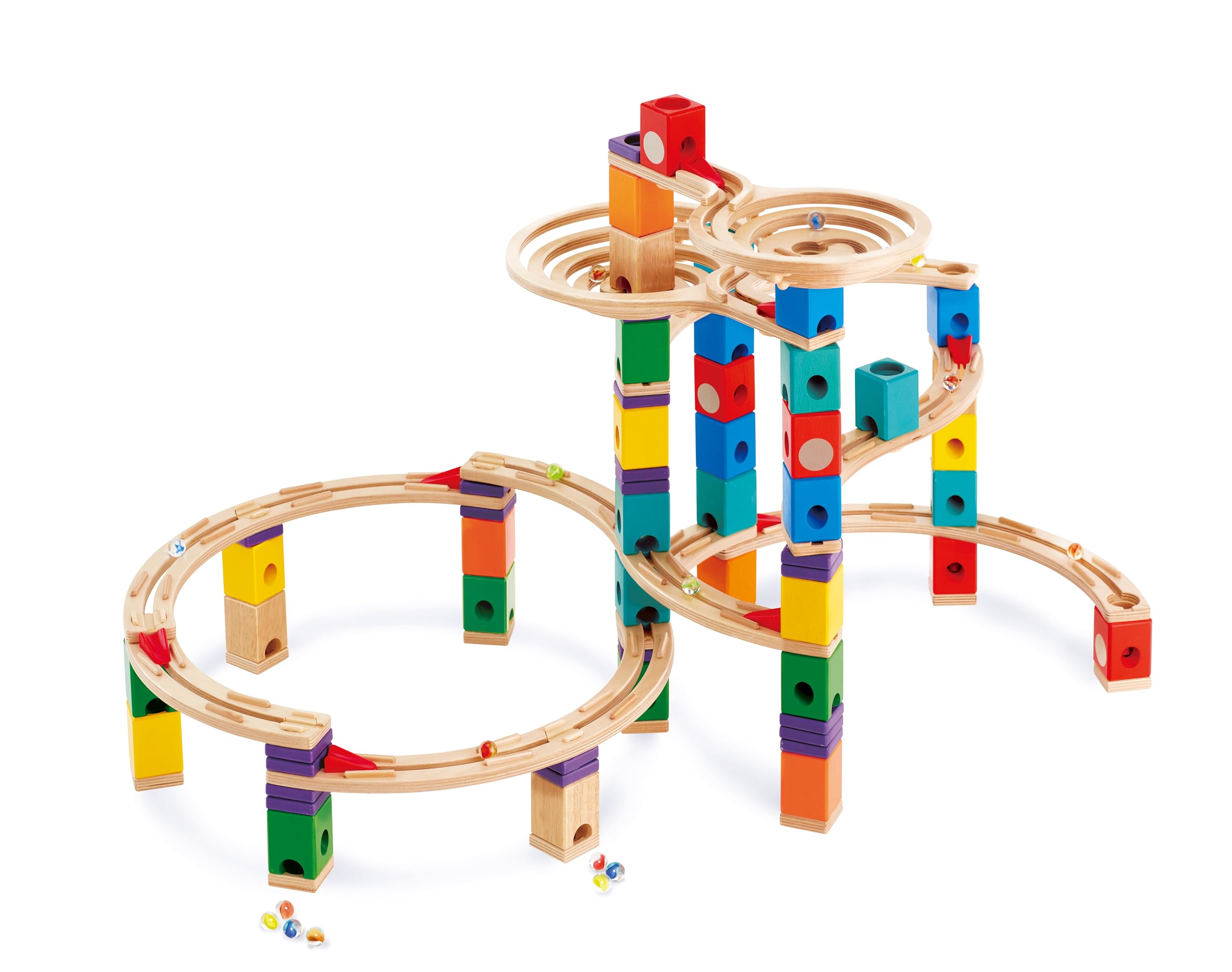Hape Quadrilla Ciclone pista per biglie in legno 198 pezzi