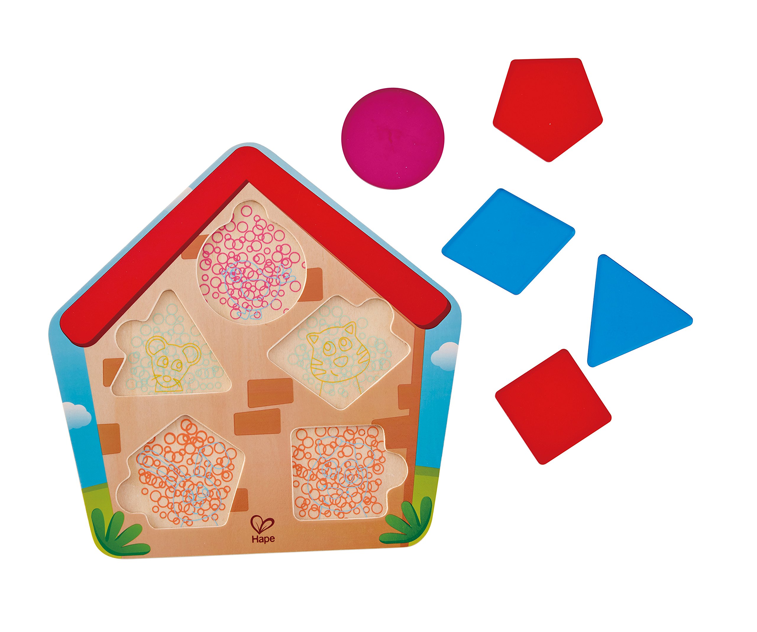 Hape Puzzle E1613 Giochi in Legno puzzle dai 24 mesi