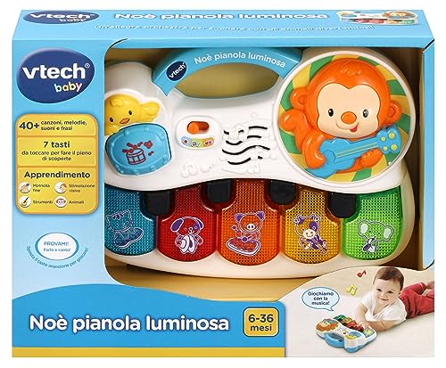 VTech Giocattoli 0-12 mesi Noè Pianola Luminosa pianola bambino italiana