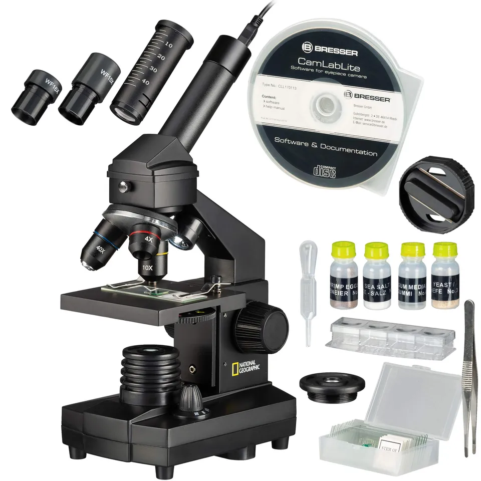 National Geographic Microscopi 9039100 microscopio 40x–1024x USB