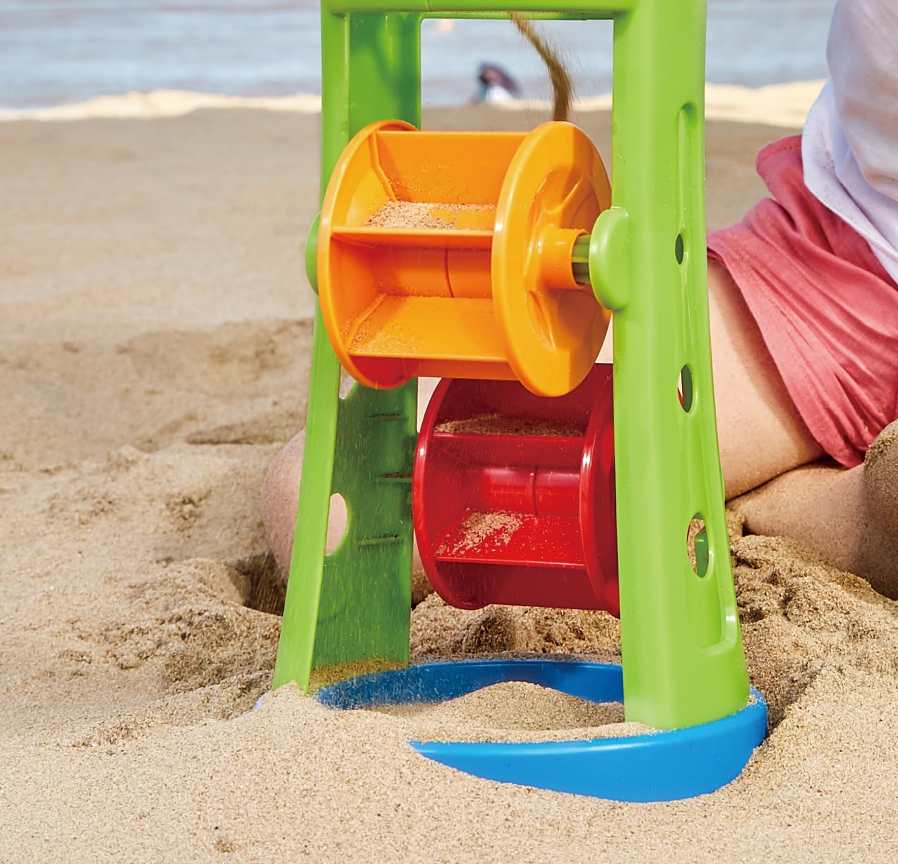 Hape Giochi da spiaggia Mulino ad Acqua e Sabbia gioco d'acqua