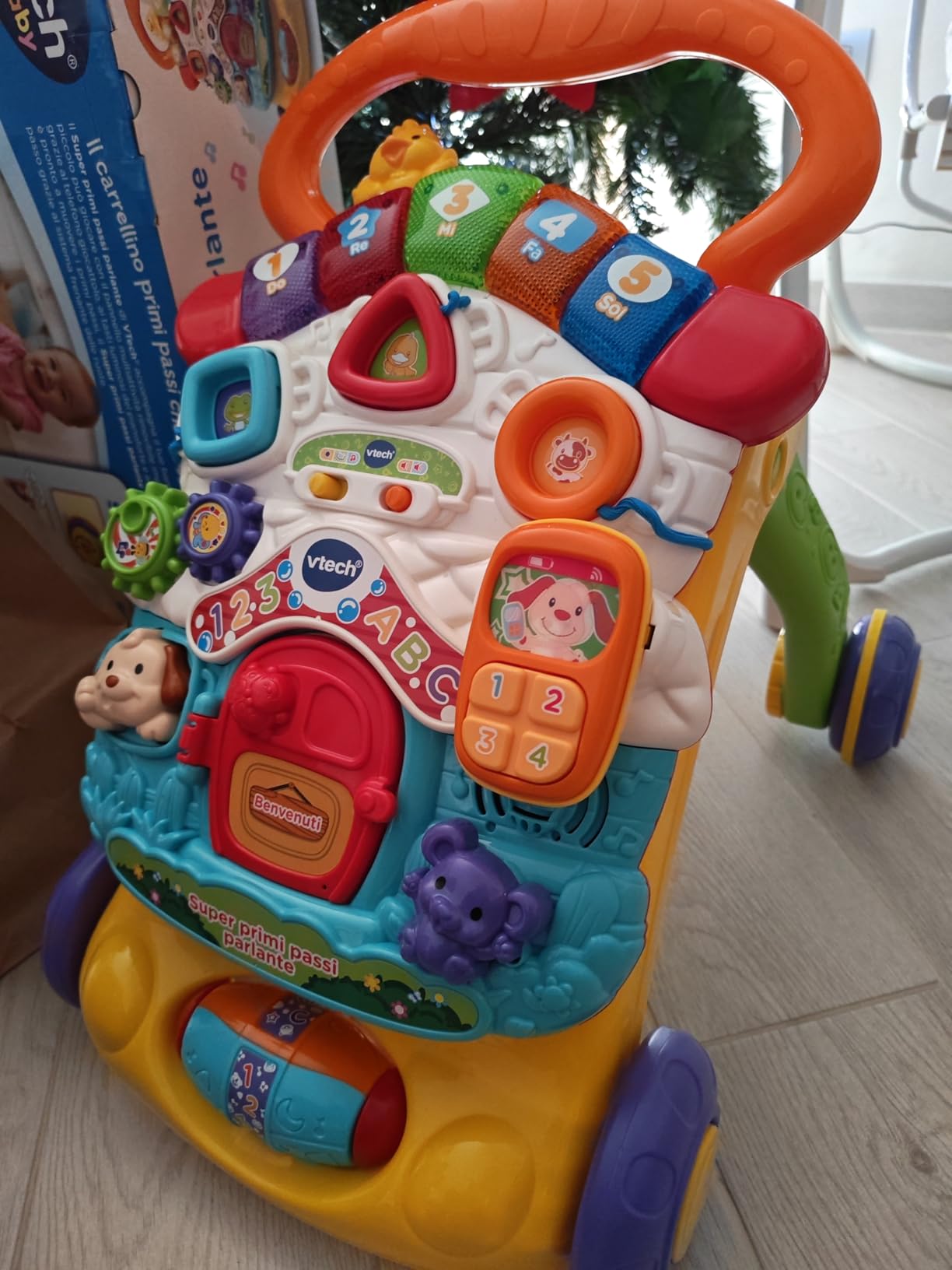 V-Tech Giocattoli 1-3 anni Super Primi Passi Parlante Primipassi arancione