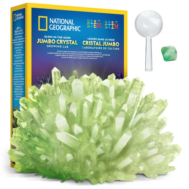 National Geographic Kit scientifici e di scoperta Kit Cristalli Giganti Luminosi