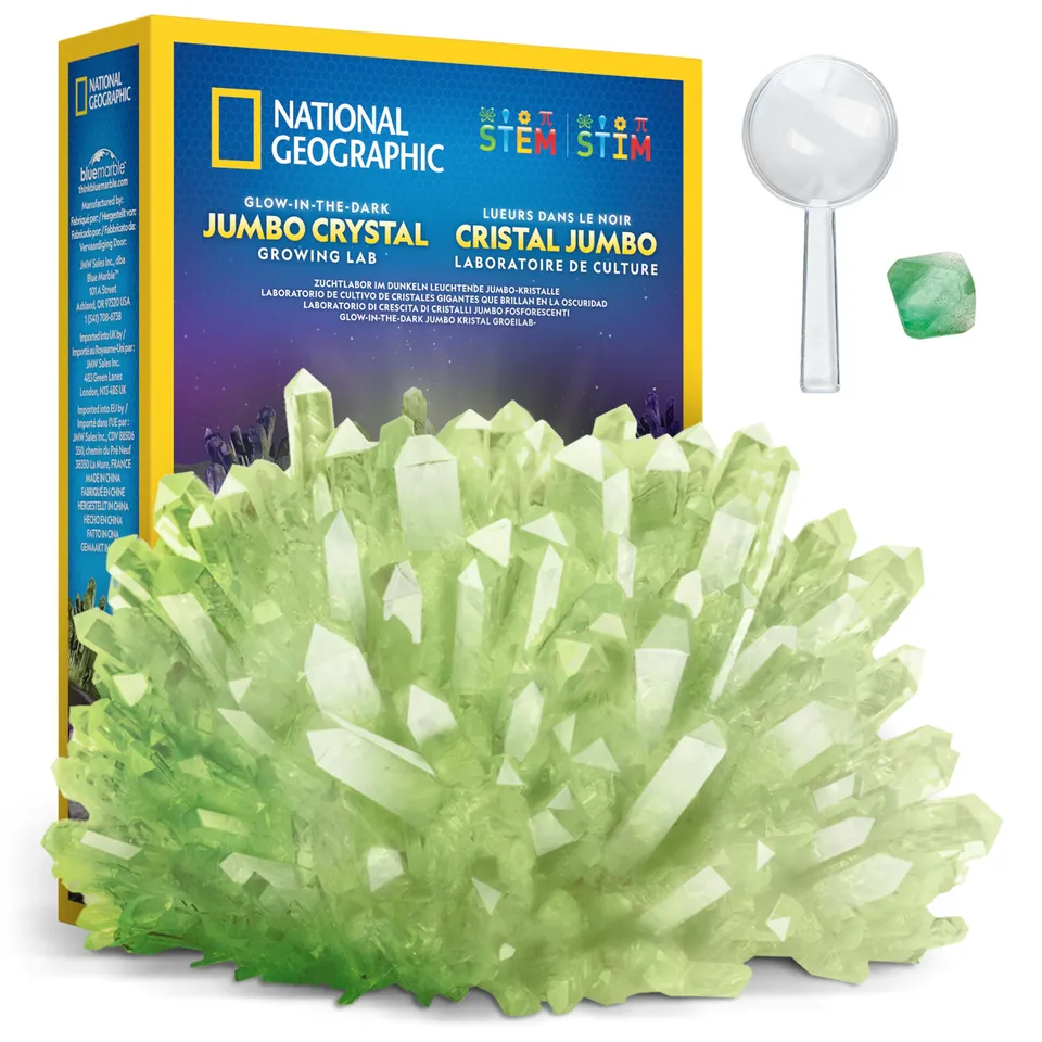 National Geographic Kit scientifici e di scoperta Kit Cristalli Giganti Luminosi