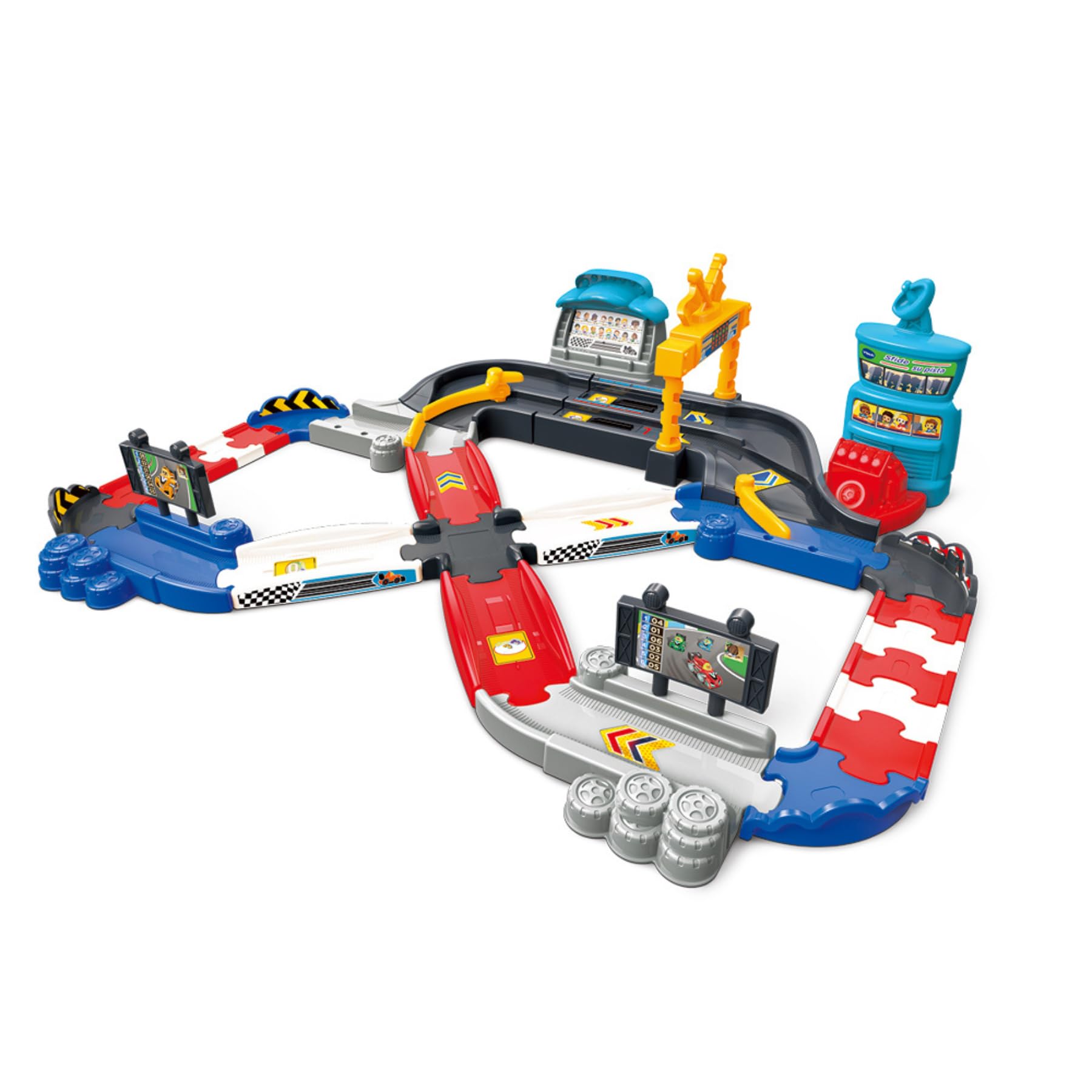 VTech Vroom Vroom Go Sfide su Pista circuito interattivo con Roberto