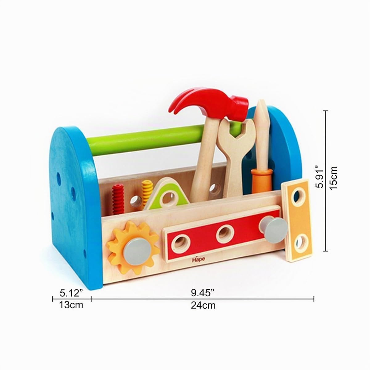 Hape Giochi di ruolo Cassetta degli Attrezzi cassetta attrezzi in legno dai 3 anni
